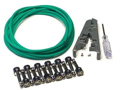 Kit de cable de conexión para guitarra sin soldadura Kurrent eléctrico personalizado hágalo usted mismo para pedaleras Foto 1 de 4