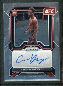 2023 CHIDI NJOKUANI AUTO PANINI PRIZM UFC ROOKIE RC SUPERSTAR AUTOGRAPHS - Picture 1 of 2