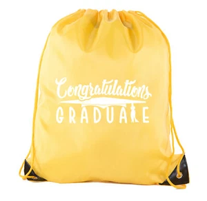 Mochilas con cordón para graduación de personas mayores bolsas de cincha de fiesta - Felicitaciones - Imagen 1 de 16