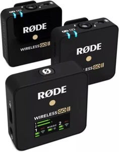 RODE Wireless GO II - 2-osobowy kompaktowy cyfrowy bezprzewodowy system mikrofonowy - Zdjęcie 1 z 1