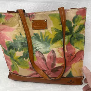 Bolso de Hombro Patricia Nash Multicolor Floral Cuero Toscano OS - Imagen 1 de 9