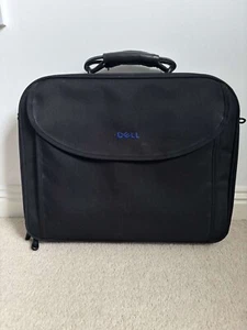 Vintage Dell Black Laptop Bag with Shoulder Strap - Picture 1 of 4
