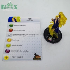 Heroclix Street Fighter Set Ken #001 ¡Figura común con tarjeta! - Imagen 1 de 1