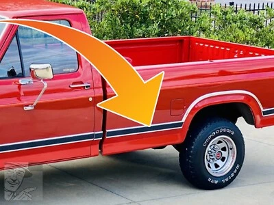 Ford F150 F250 F350 80-86 OE plataforma inferior moldura controlador (plata larga 8 ft) Foto 1 de 4