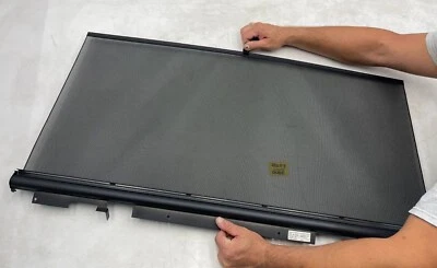 2007-2015 AUDI Q7 TAMPA TRASEIRA PORTA-MALAS JANELA TRASEIRA VIDRO PARA-SOL PRETO FABRICANTE DE EQUIPAMENTO ORIGINAL - Imagem 1 de 4