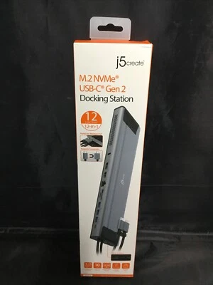 Authentic J5 Create JCD552 M.2 NVMe USB-C Gen 2 Docking Station - Image 1 of 4