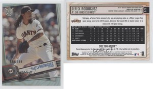 2019 Topps Big League Rainbow Foil /100 Dereck Rodriguez #226