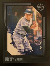 2020 Panini Diamond Kings Black Frame One Of One #33 Mickey Mantle 1/1