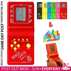 CLASSIC Retro Handheld Brick Game Console 9999 in 1 - Tetris Style Kids Toy Gift - Picture 1 of 6