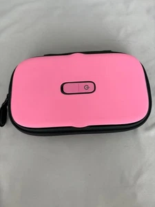 Désinfectant pour téléphone portable, nettoyage UV, Homedics, rose, avec cordon blanc A19 - Photo 1 sur 3