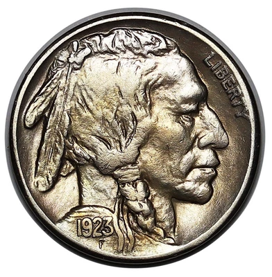 1923-S Buffalo Nickel fecha más dura edición San Francisco mejor fecha++ Foto 1 de 2