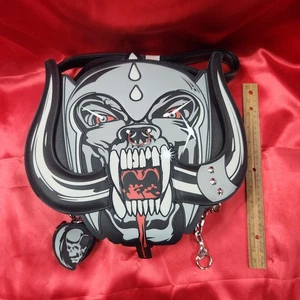 Motörhead - Cartera con cabeza de cerdo de urdimbre - Estudio de truco o trato - Imagen 1 de 9