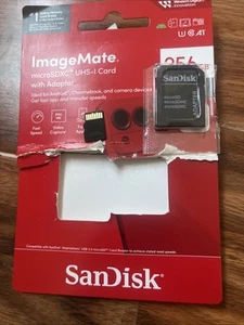 SanDisk 64GB ImageMate microSDXC UHS-I Memory Card  Adapter Open Box - Picture 1 of 4