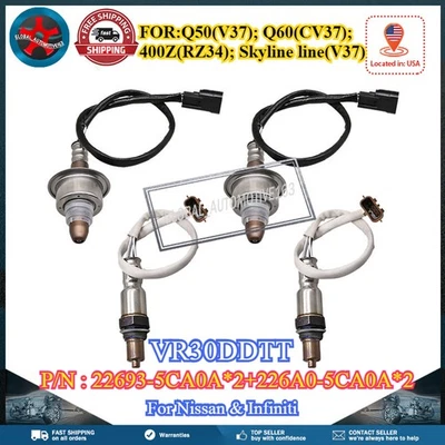 Sensor de oxígeno 400Z Skyline VR30DDTT 3,0 L turbo para Infiniti Q50 Q60 2017-2025 Foto 1 de 4