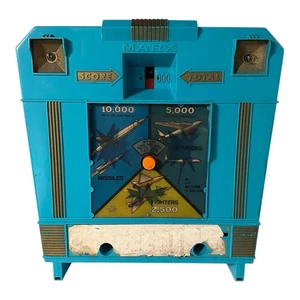 Máquina de pinball Marx Interceptor vintage años 60 pieza superior de repuesto PARA REPUESTOS - Imagen 1 de 19