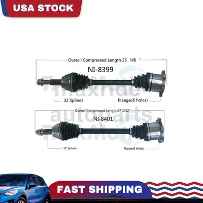 Rear Passenger Driver Side CV Axle Joint Fits 1990 1991 1992 1993 INFINITI Q45 Foto 1 de 3