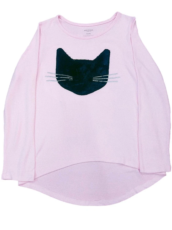 Suéter Gatito Rosa Niñas Negro Gato Top X-Grande 16 Foto 1 de 1