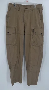 Vintage Polo Ralph Lauren Cargo Pants Trousers 32 Cargo Khaki Brown 32x30 41381 - Picture 1 of 10