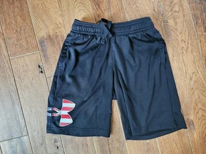 Boys Under Armour Youth Small Shorts American Flag Freedom - Picture 1 of 2