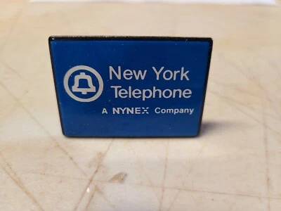 1 teléfono de Nueva York, A Nynex Company nuevo stock antiguo letrero de porcelana Foto 1 de 3