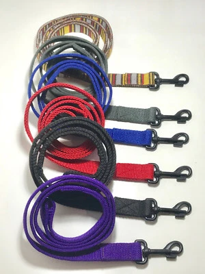 Heavy Duty Double Layer Dog Pet Lead Collar Harness With Metal Clip 120cm_180cm - image 1 of 4