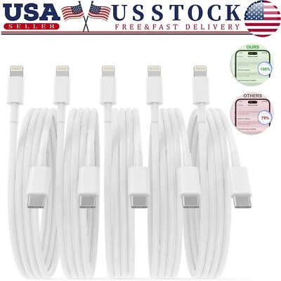 Wholesale MFi USB C Fast Charger Cable 20W PD 3ft/6ft for iPhone 14 13 12 11 Pro - Image 1 of 4