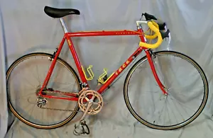 1989 Trek Road Bike Large 58cm Red Suntour Cyclone 7000 Sakae USA Made/Shipper - Picture 1 of 19