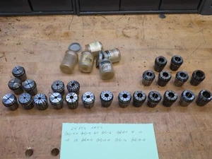 24pc ER32 metric collets 3.5 to 18-19mm (sizes photo 2) - Picture 1 of 13