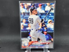 2018 Topps Series 1 #193 Aaron Judge American League Leaders 2nd Year BUF