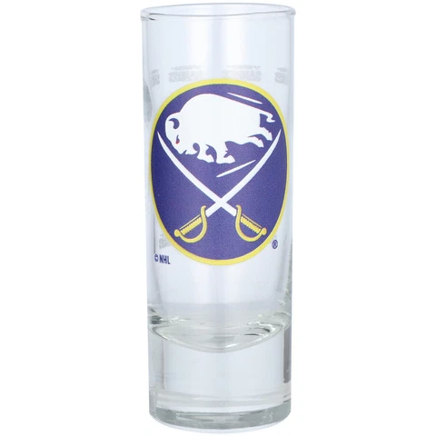 Buffalo Sabres 2.5oz. Satin-Etched Tall Shot Glass Cover