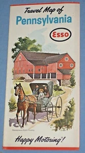 Travel Map of PENNSYLVANIA ESSO 1962 ( Atlas Road )(P3) - Picture 1 of 1