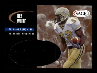 2000 SAGE #A49 Dez White Autographs Bronze #/650 - Image 1 of 2
