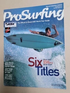 Vintage 1999 Pro Surf Tour Magazine Kelly Slater Andy Irons ASP - Picture 1 of 2