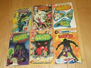 Haunted Charlton Comics Comic books #1,6,10,37,48,67 Horror Steve Ditko Art