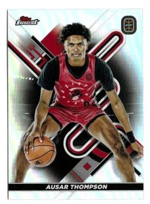 2022-23 Ausar Thompson Topps Finest Overtime Elite Rookie Silver Refractor #72 - Image 1 of 2