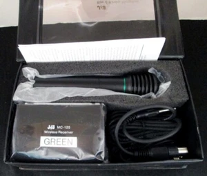 NIB - J&B MC-125 Wire & Wireless Microphone w/Receiver & Cables - NIB - Picture 1 of 2
