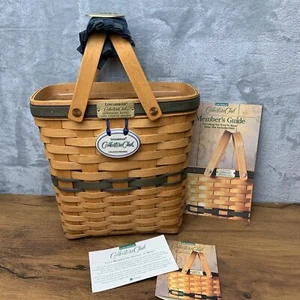 1996 Longaberger Collectors Club Membership Basket 1996 Charter Member - Picture 1 of 8