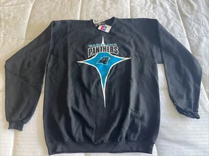 Vintage Carolina Panthers Starter Football Sweatshirt Size XL Made In USA - NEW - Picture 1 of 4