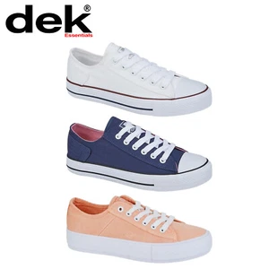 Dek Azalea Womens Girls Designer Plimsol Pumps Fashion Summer Trainers - Bild 1 von 7