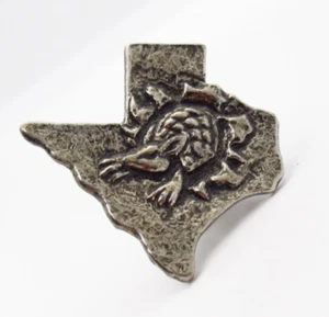 Texas State Gürteltier Vintage Metall Pin Souvenir Revers Hut - Bild 1 von 7