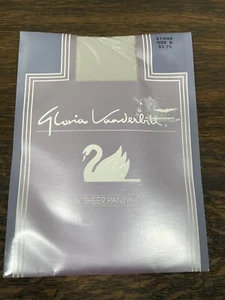 Gloria Vanderbilt Pantyhose Size B Stone Day Sheer Vintage - Picture 1 of 2
