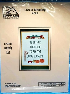 RARO De Colección. Kit Punto de Cruz Patty Ann Creations "Lord's Blessing" No. 627 - Imagen 1 de 6