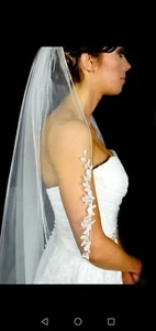 NEVER USED wedding bridal veil comb - Picture 1 of 2