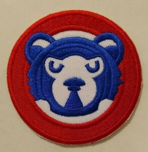 Chicago Cubs Embroidered PATCH~2 5/8" Round~Iron or Sew On~MLB~Ships FREE