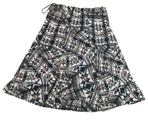 Anna Rose Skirt Women Medium Elastic Waist Lined Pull on A-line Boho Size 14 - Picture 1 of 8