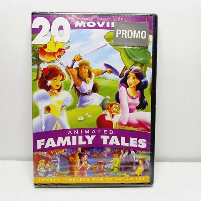 Animated Family Tales (DVD) 20 Animated Kids Films Sleeping Beauty, Peter Pan... - Image 1 of 2