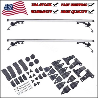 For GMC Sierra 1500 Roof Rack Cross Bar Cargo Luggage Carrier Top Mount 2019-24 Foto 1 de 4
