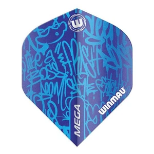 Winmau Mega Standard Blue Dart Flights (5 sets) - Picture 1 of 3