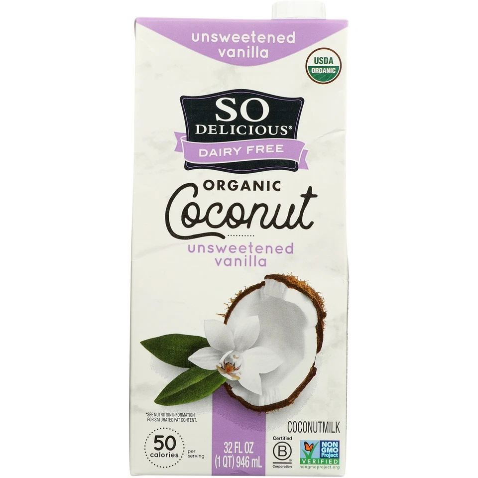 So Delicious Bev Mlk coco vainilla insweet 32 fl oz Foto 1 de 1
