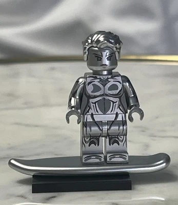 Lego The Silver Surfer The Fantastic Four Custom Printed Minifigure - Image 1 of 2